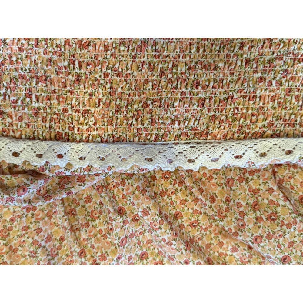 Hyacinth House Tuckernuck Floral Bow Tellie Tiered Lace Smocked Dress Sz XL - Picture 13 of 13